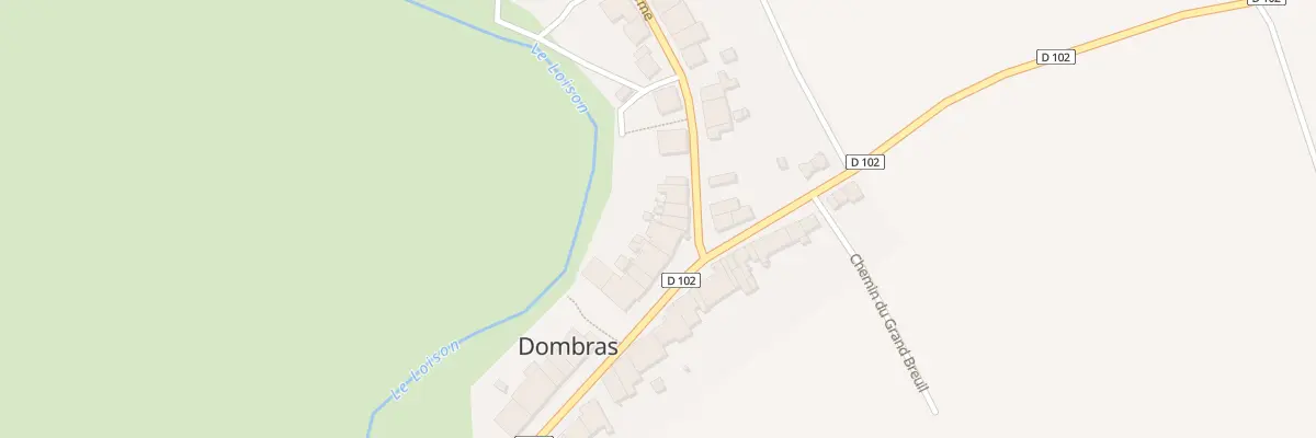 Plan du 1 Rue de l’Orme à Dombras