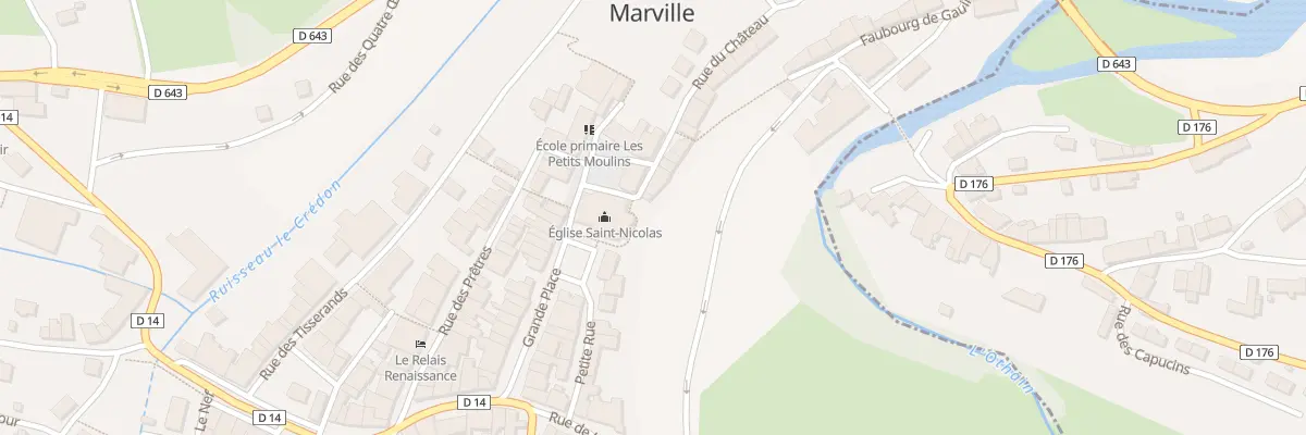 Plan du 6 Rue Marius à Marville