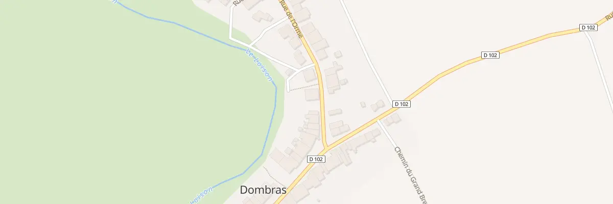 Plan du 7 Rue de l’Orme à Dombras