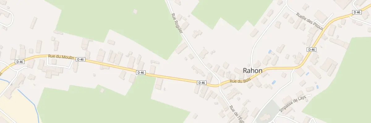 Plan du 5 Rue Roguier à Rahon