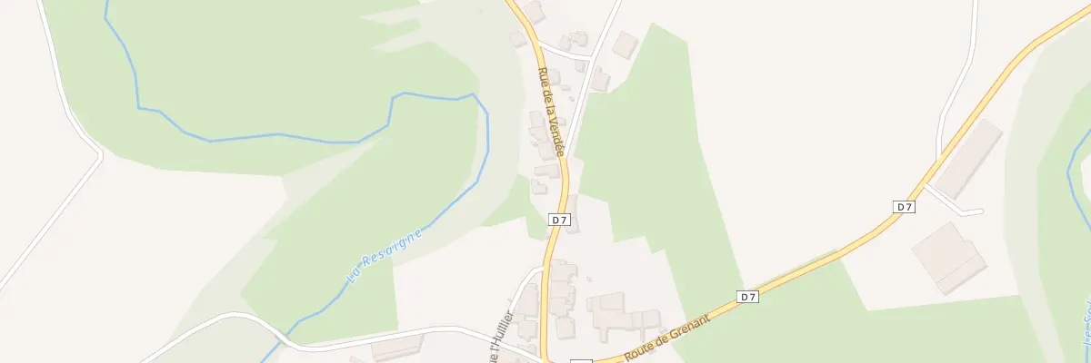 Plan du 21 Grande Rue à Coublanc