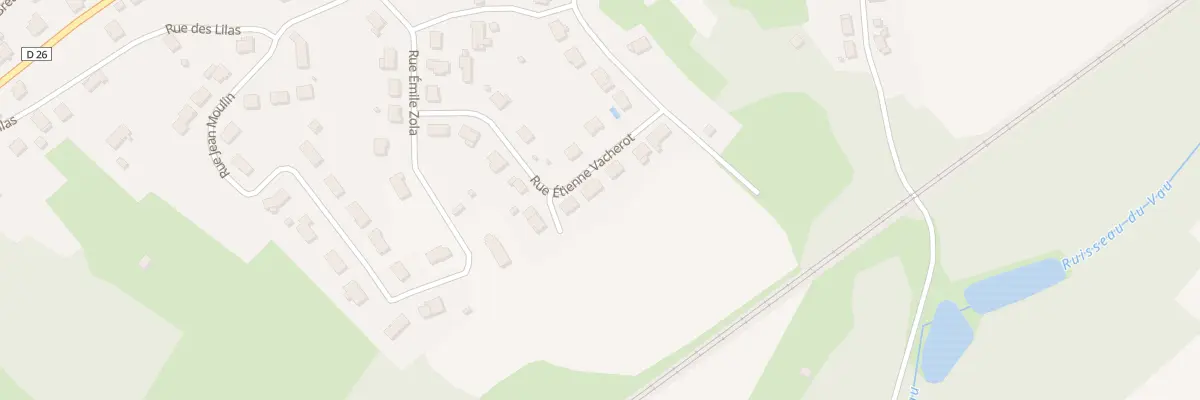 Plan du 14 Rue Etienne Vacherot à Torcenay
