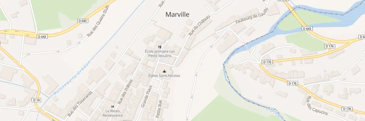 Plan du 2 Rue Marius à Marville