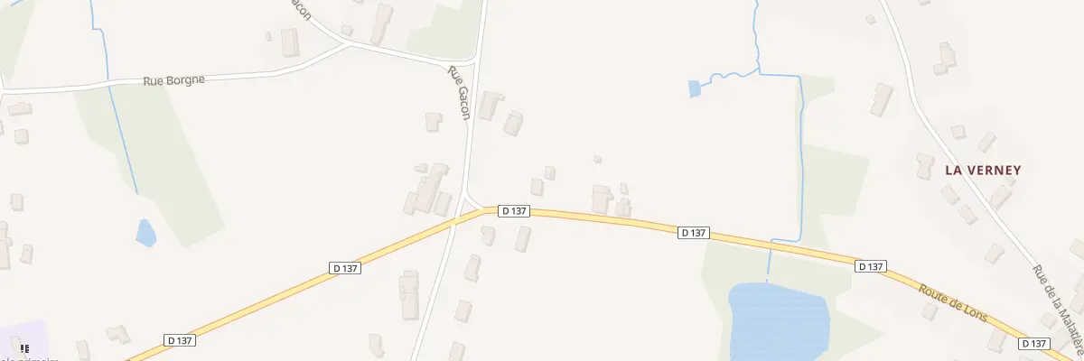 Plan du 47 Rte de Lons à Larnaud