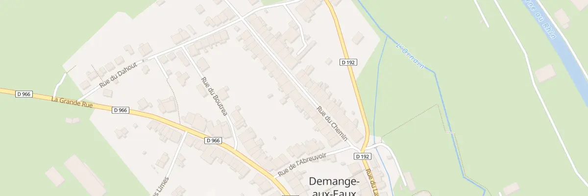 Plan du 17 Rue du Chemin à Demange-Baudignécourt