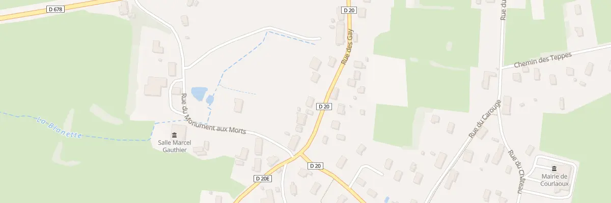 Plan du 234 Rue des Gay à Courlaoux