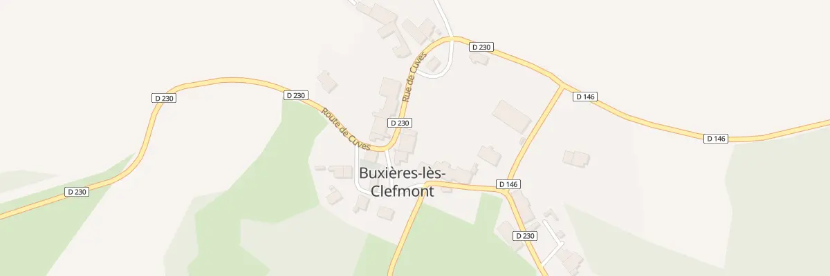 Plan du 2 Rue de Cuves à Buxières-lès-Clefmont