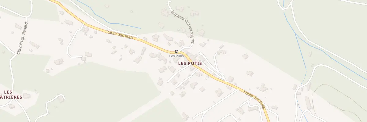 Plan du 1270 Rte des Putis à Simiane-Collongue
