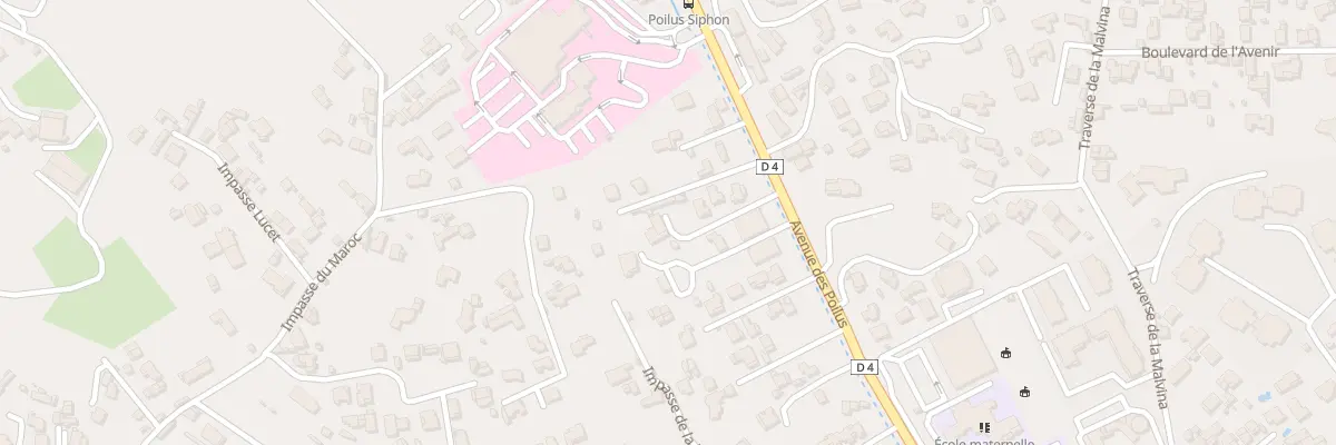 Plan du 266B Av des Poilus à Marseille 12e Arrondissement