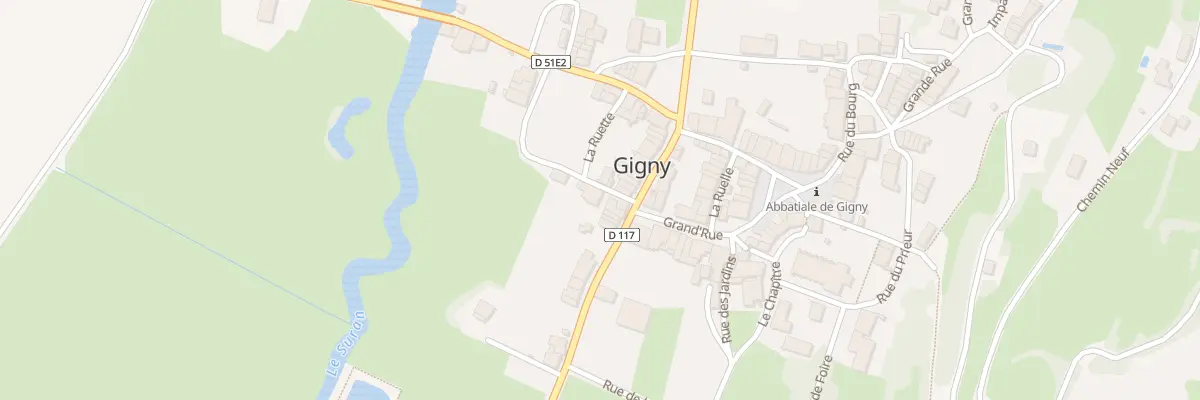Plan du 10 Rue du Faubourg à Gigny