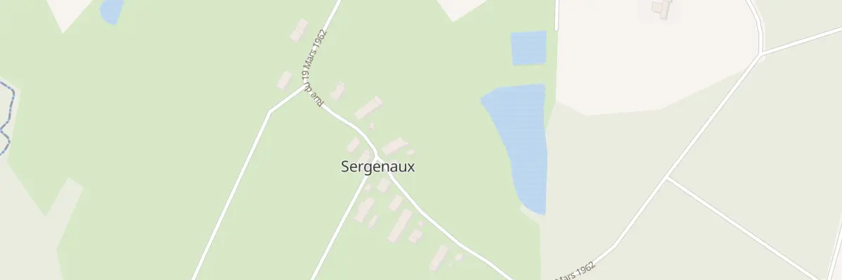 Plan du 6 Rue du 19 Mars 1962 à Sergenaux