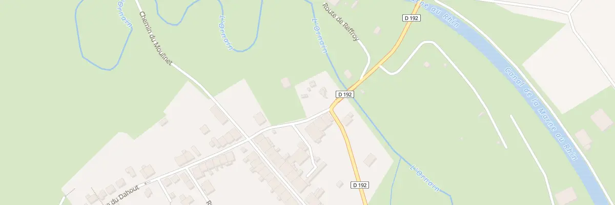 Plan du 3 Cr de la Vaux des Fosses à Demange-Baudignécourt
