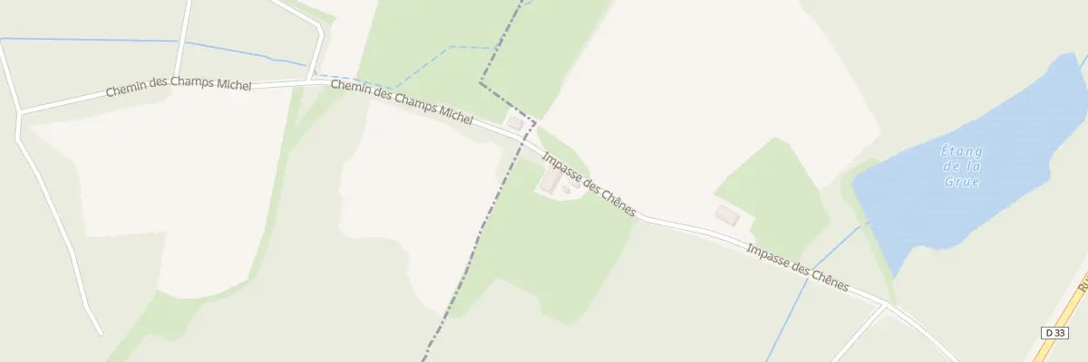 Plan du 1 Imp des Chênes à Chaumergy