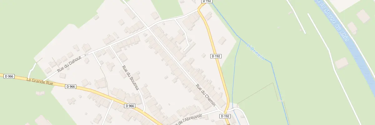 Plan du 26 Rue du Chemin à Demange-Baudignécourt