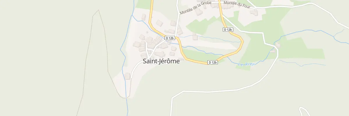 Plan du 16 Rte de St Jerome à Boyeux-Saint-Jérôme
