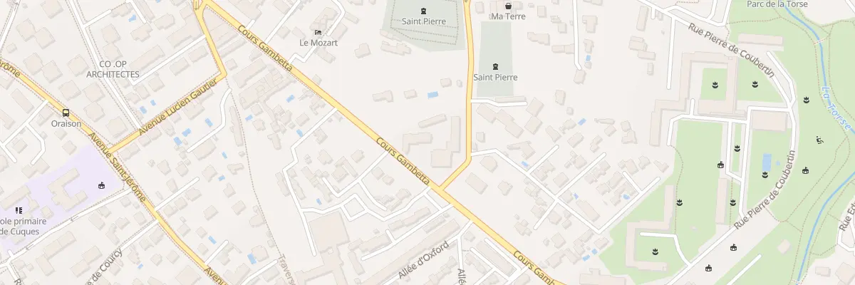 Plan du 55 Crs Gambetta à Aix-en-Provence