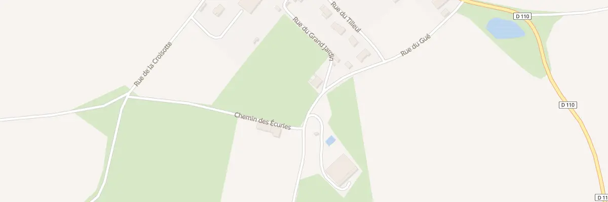 Plan du 8 Rue du Gue à Semilly