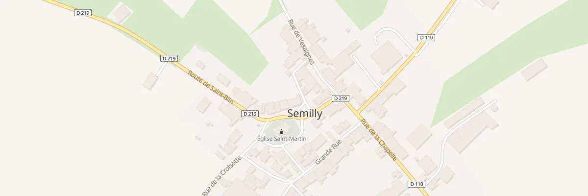 Plan du 7 Rue du Choeur à Semilly