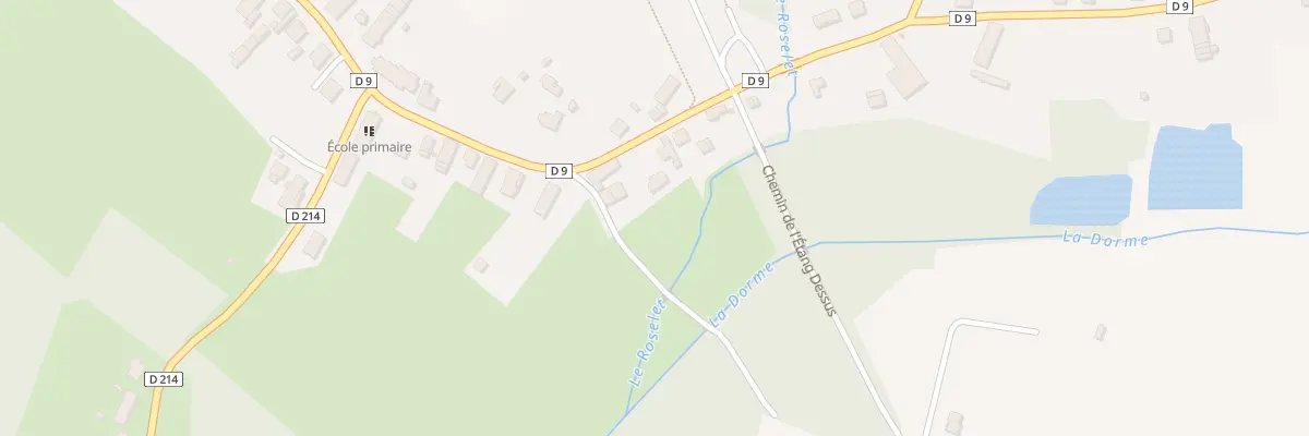 Plan du 58 Rte du Centre à Pleure