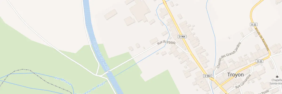 Plan du 4 Rue du Paquis à Troyon