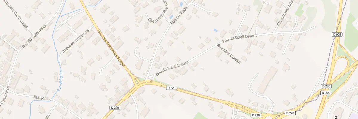 Plan du 5 Rue du Soleil Levant à Foucherans