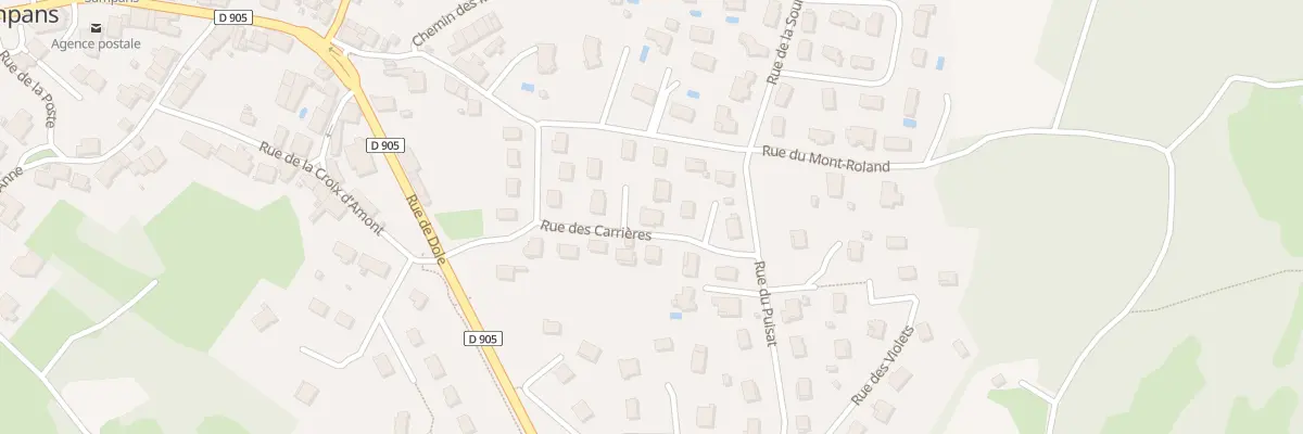 Plan du 13 Rue des Carrières à Sampans
