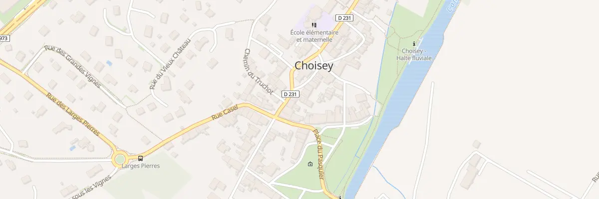 Plan du 8 Rue d’Amont à Choisey