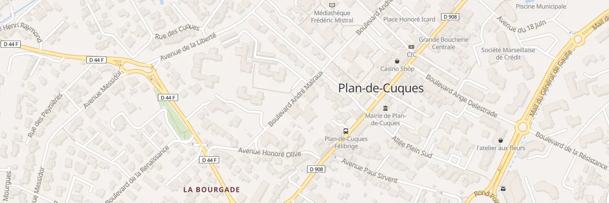 Plan du 9001 Bd André Malraux à Plan-de-Cuques