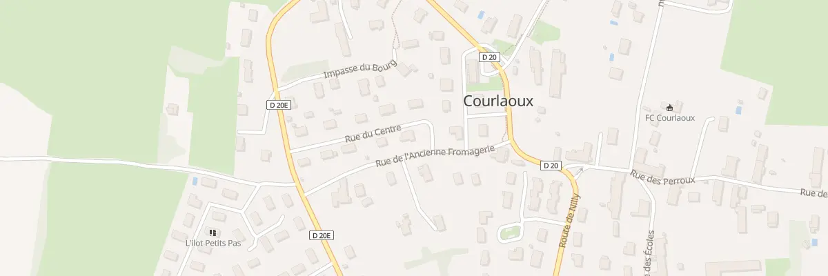 Plan du 5228 Rue du Centre à Courlaoux