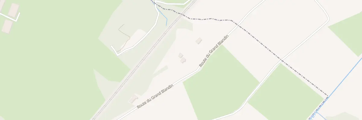 Plan du 179 Rte du Grand Blandin à Blandin