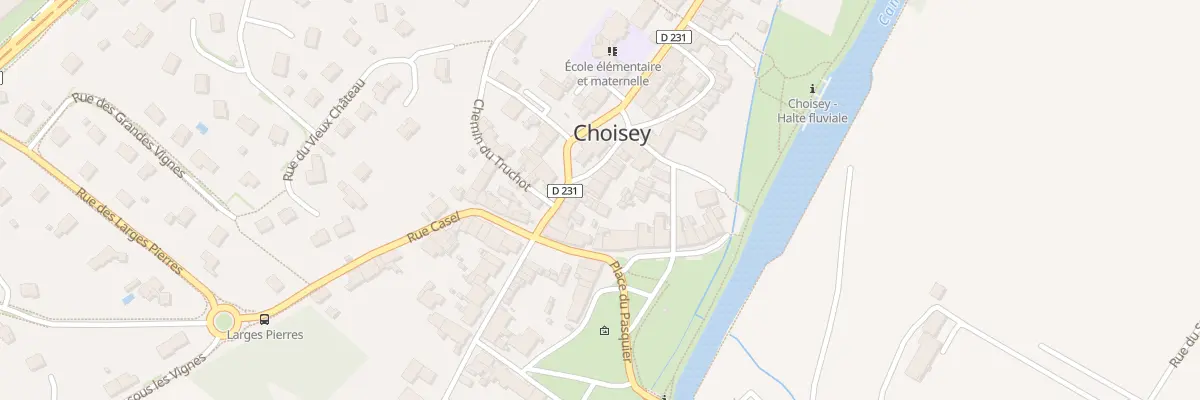 Plan du 10 Rue d’Amont à Choisey
