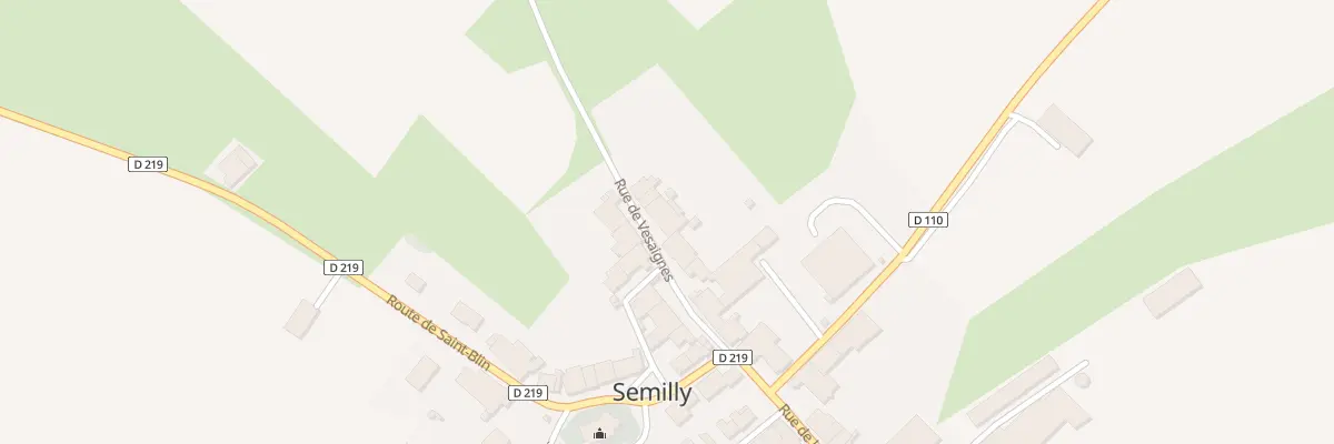 Plan du 10 Rue de Vesaignes à Semilly