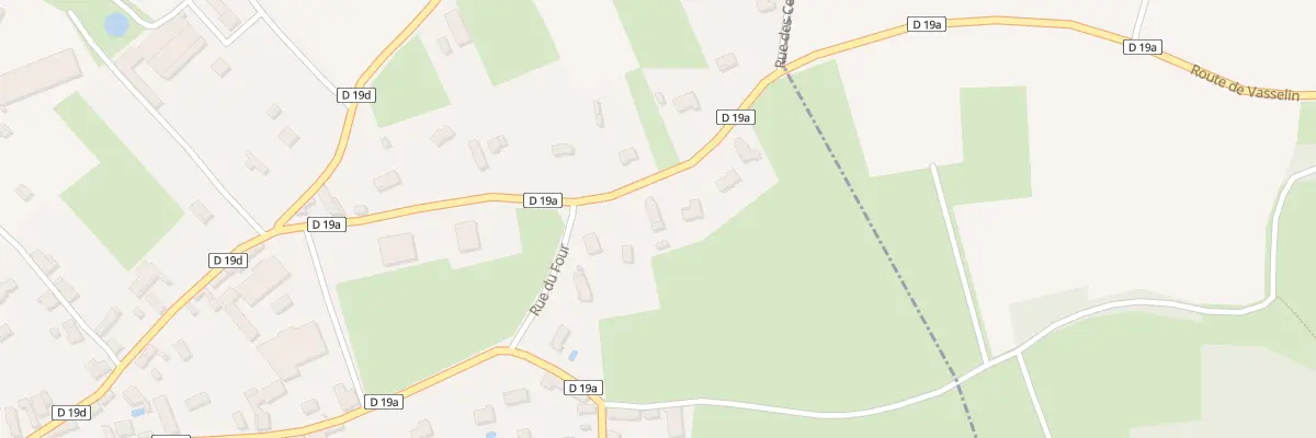 Plan du 308A Rue des Javiéres à Vasselin