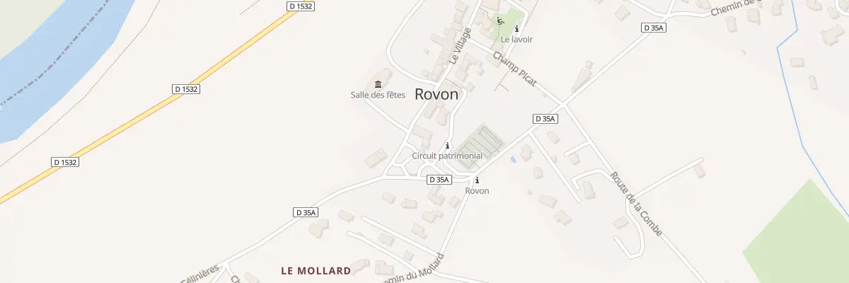 Plan du 5047 Rovon à Rovon