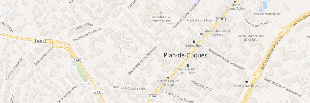 Plan du 11 Bd Joseph Roubaud à Plan-de-Cuques