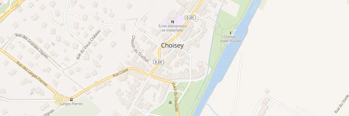 Plan du 6 Riotte du Pasquier à Choisey