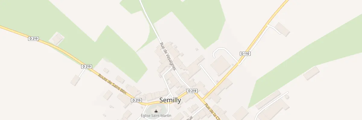 Plan du 8 Rue de Vesaignes à Semilly