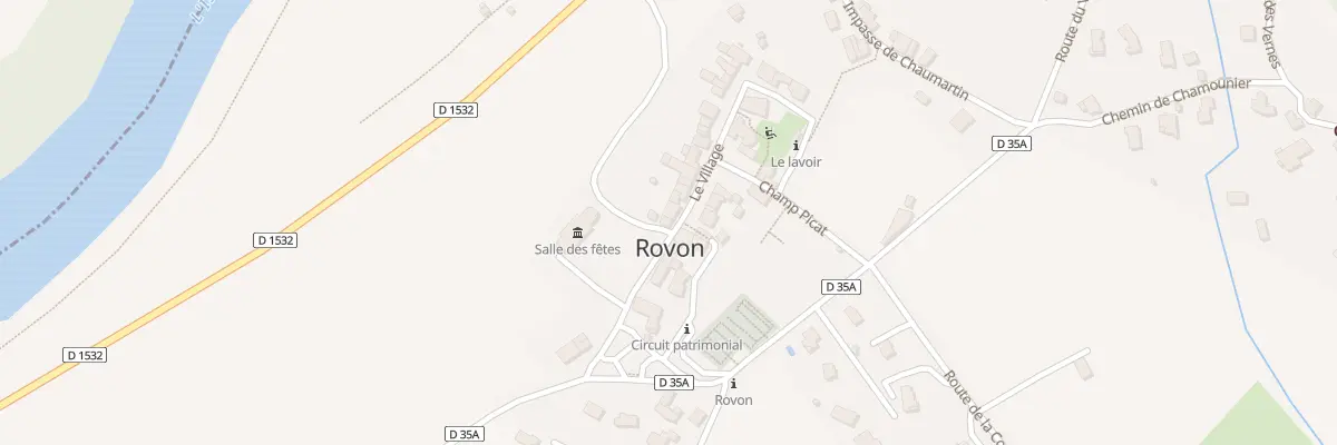 Plan du 5056A Rovon à Rovon