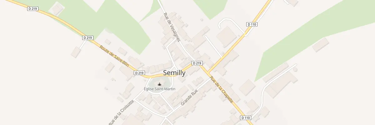 Plan du 11 Rue du Choeur à Semilly
