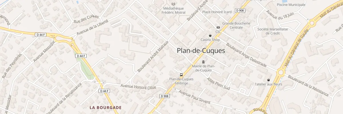 Plan du 247 Le Village Nord à Plan-de-Cuques