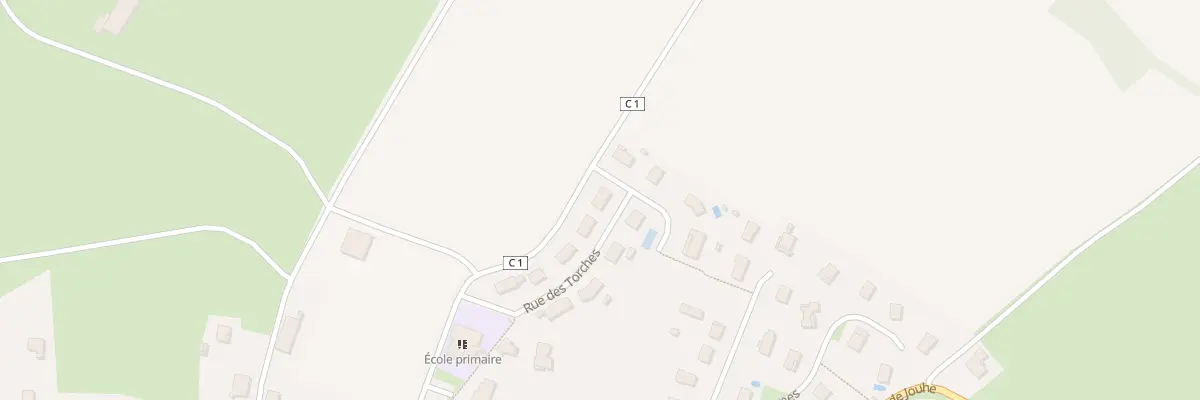 Plan du 9 Rue des Torches à Biarne
