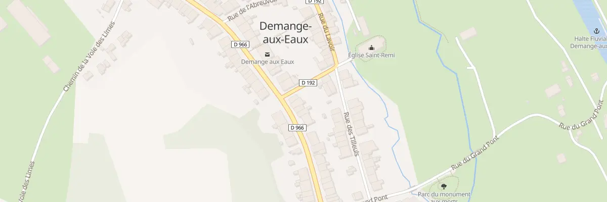 Plan du 52 Gr La Grande Rue à Demange-Baudignécourt