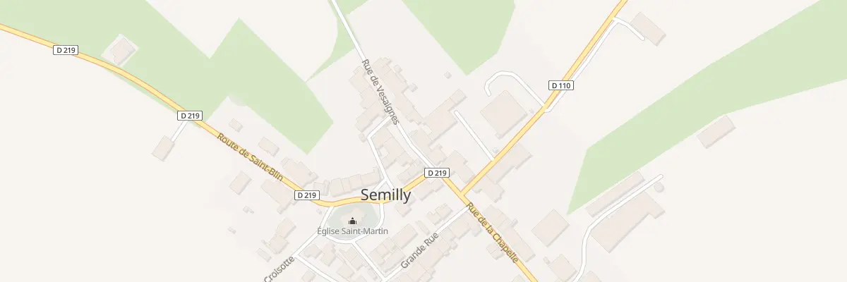 Plan du 4 Rue de Vesaignes à Semilly