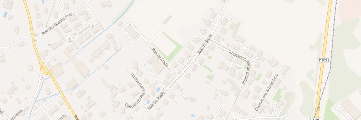 Plan du 13 Rue du Stade à Foucherans