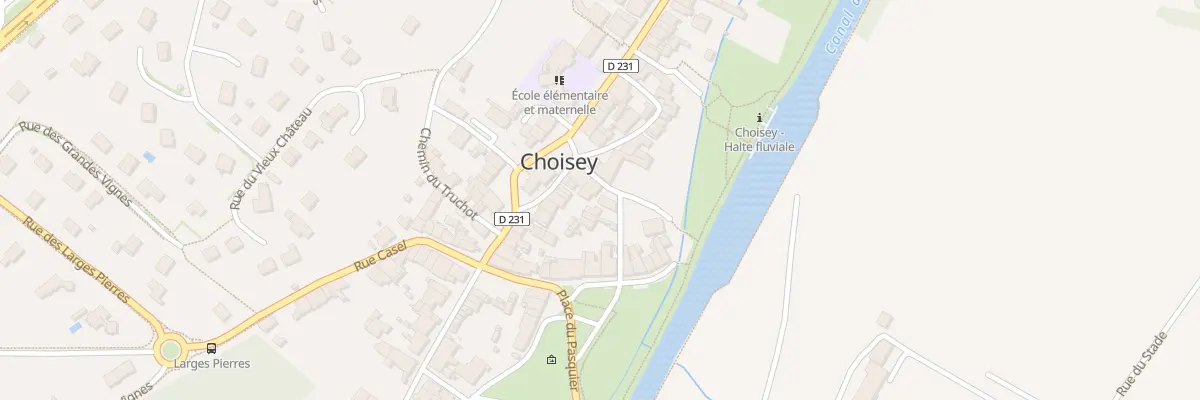 Plan du 2 Riotte du Pasquier à Choisey