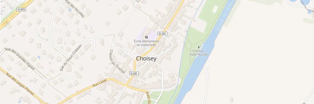 Plan du 1 Rue Chanchy à Choisey