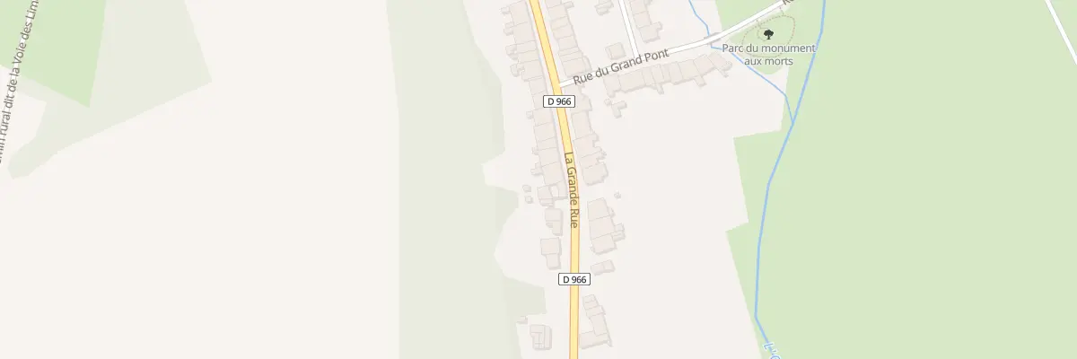 Plan du 19 Gr La Grande Rue à Demange-Baudignécourt