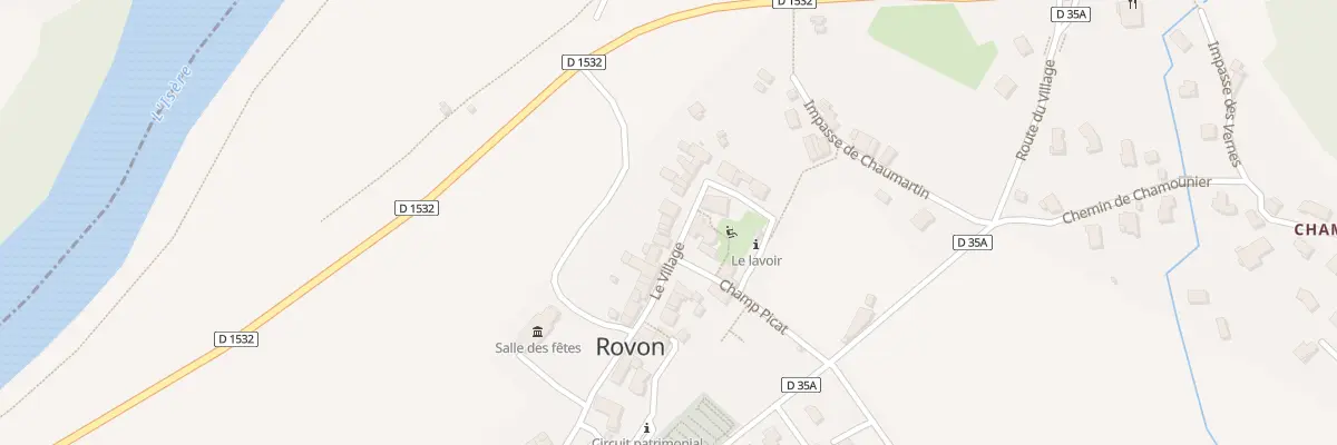 Plan du 5062A Rovon à Rovon