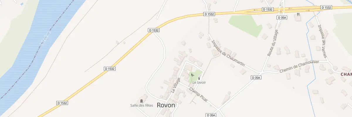 Plan du 5066B Rovon à Rovon