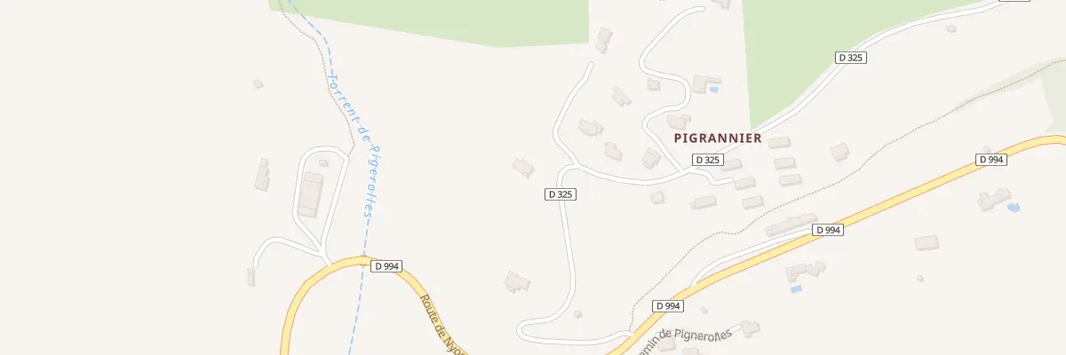 Plan du 900 Rte de la Chapelle à Rosans